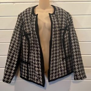 Houndstooth blazer
